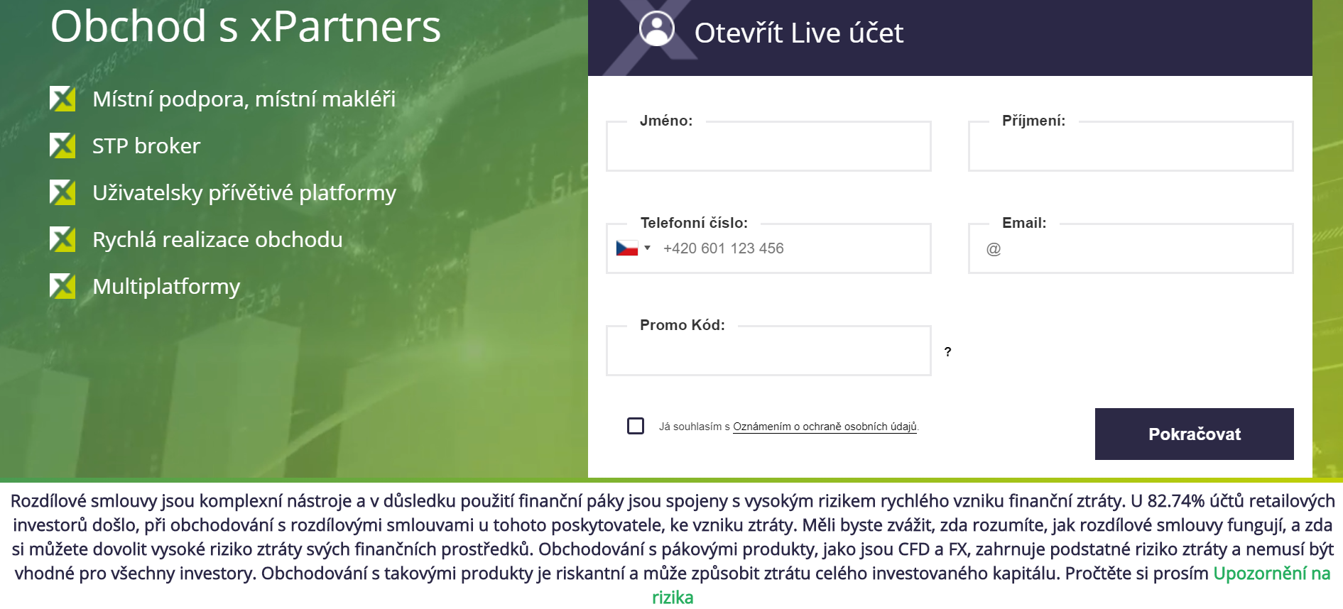 Recenze brokera xPartners