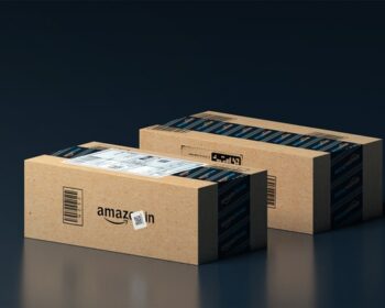 amazon, box, logo