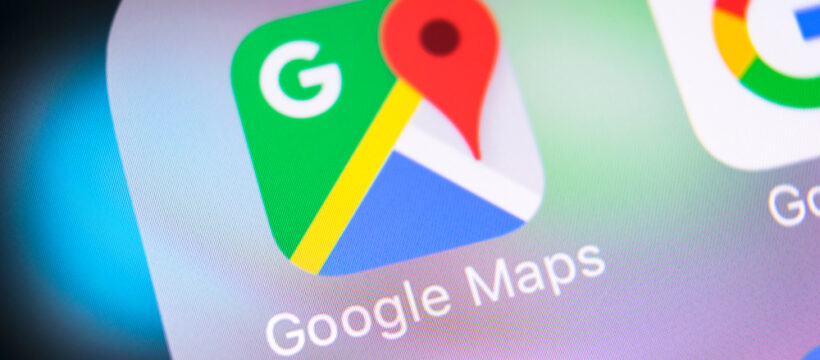 google mapy, aplikace, trasa