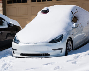 tesla, snow, Denmark