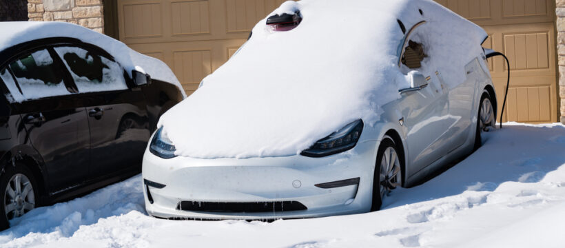 tesla, snow, Denmark